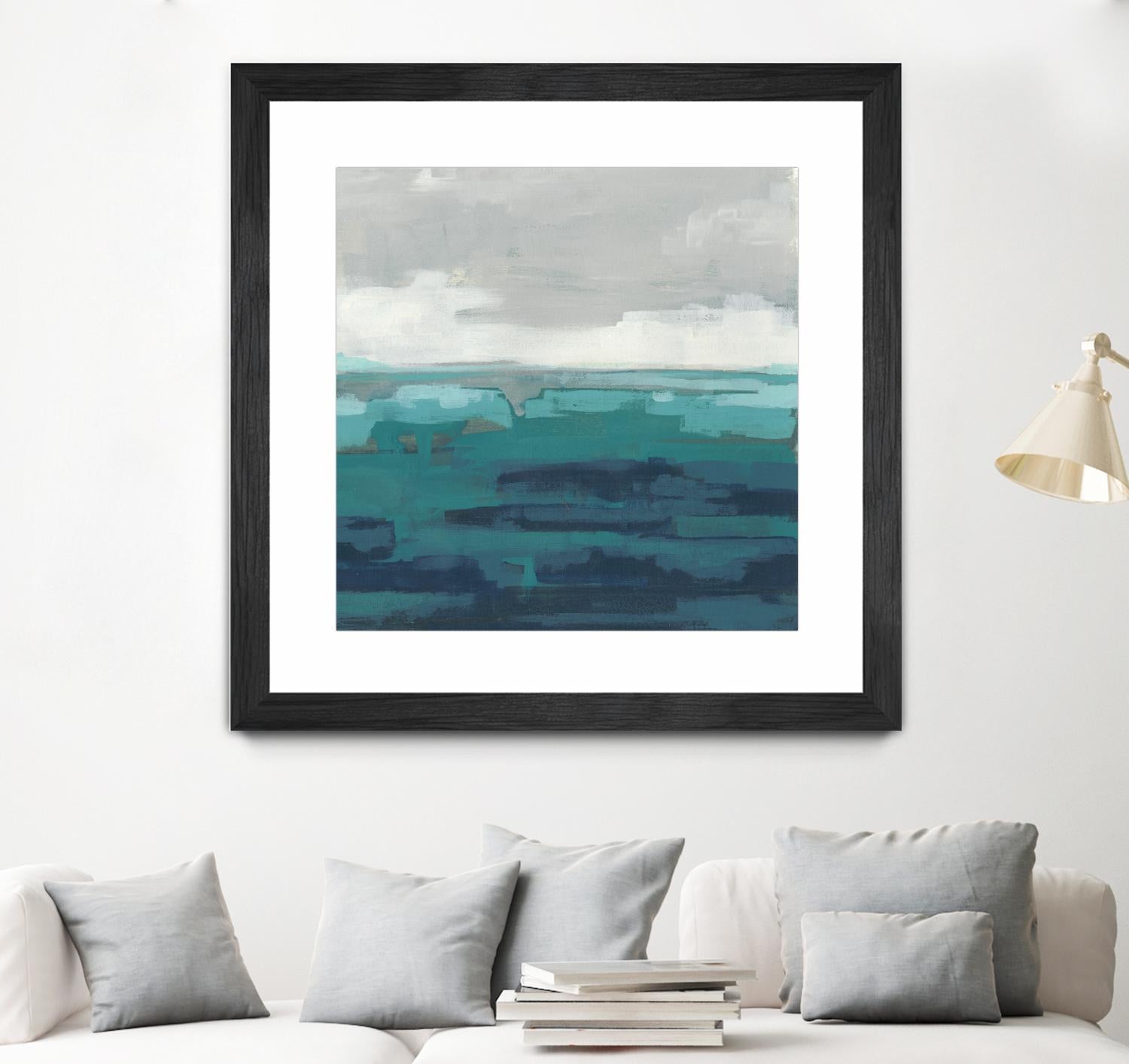 Sea Foam Vista II by June Erica Vess on GIANT ART - green sea scene