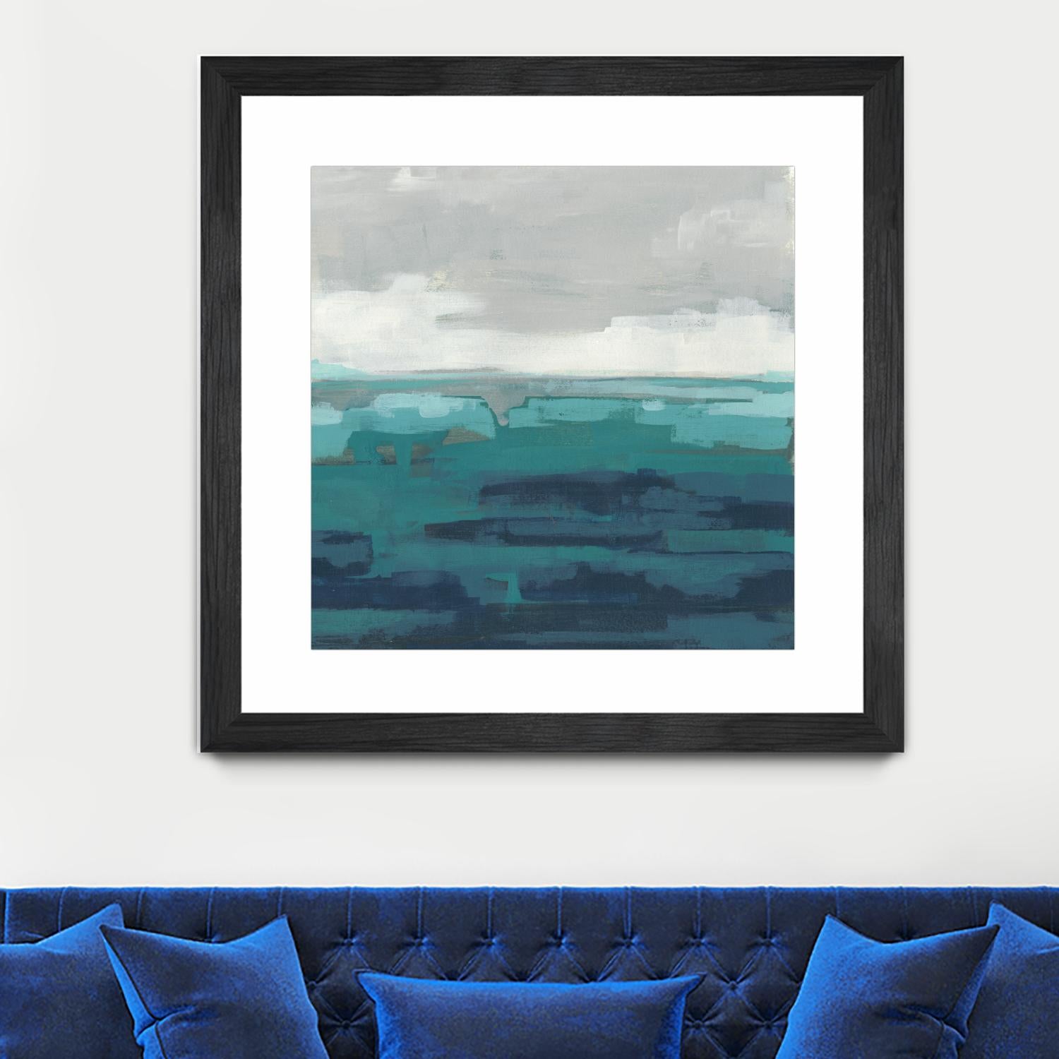 Sea Foam Vista II by June Erica Vess on GIANT ART - green sea scene