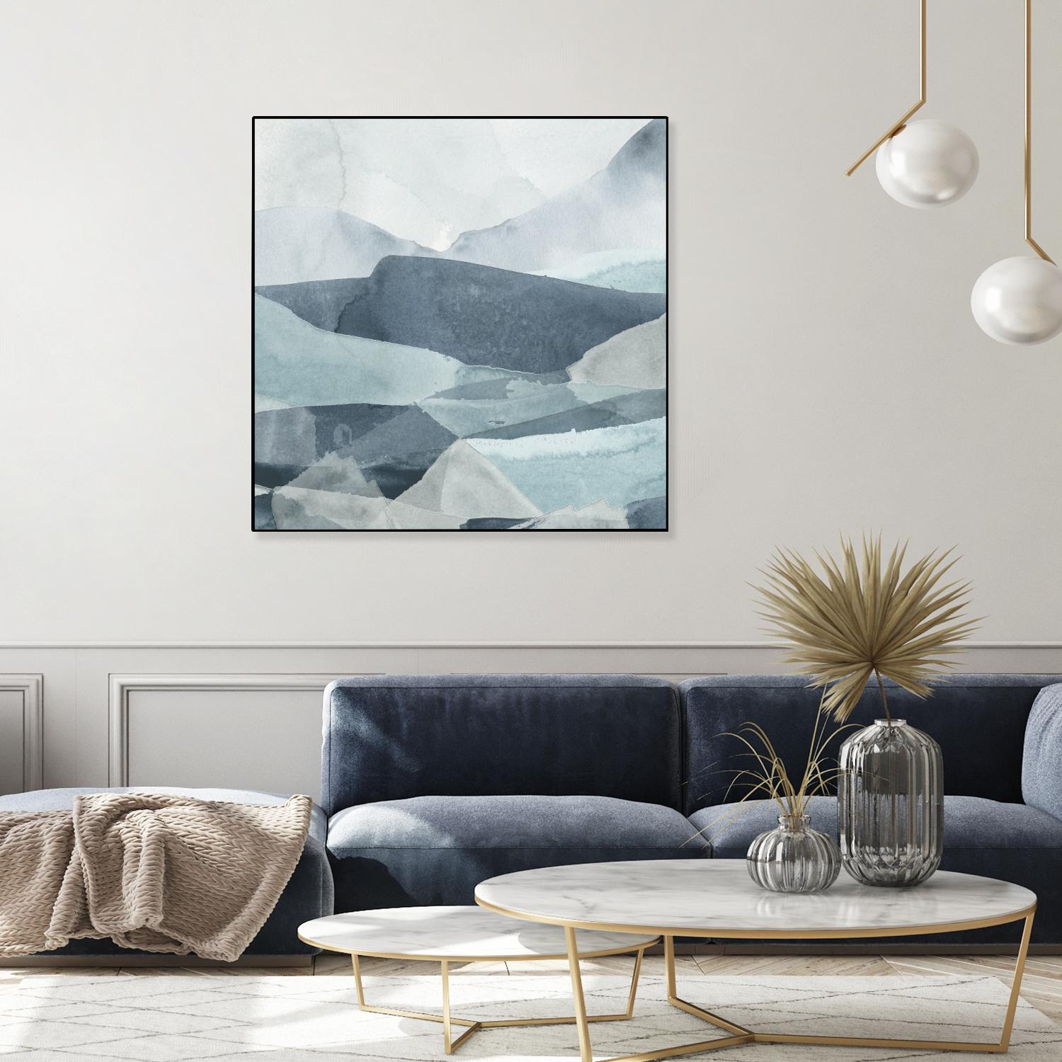 Blue Range III by June Erica Vess on GIANT ART - blue abstract