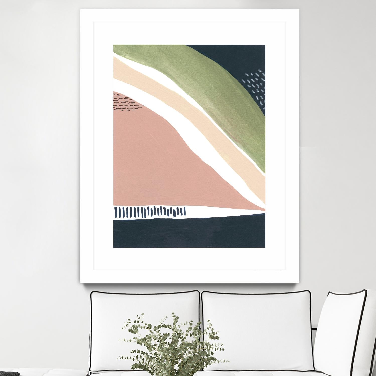Simple Marks IV by Regina Moore on GIANT ART - pastels abstract