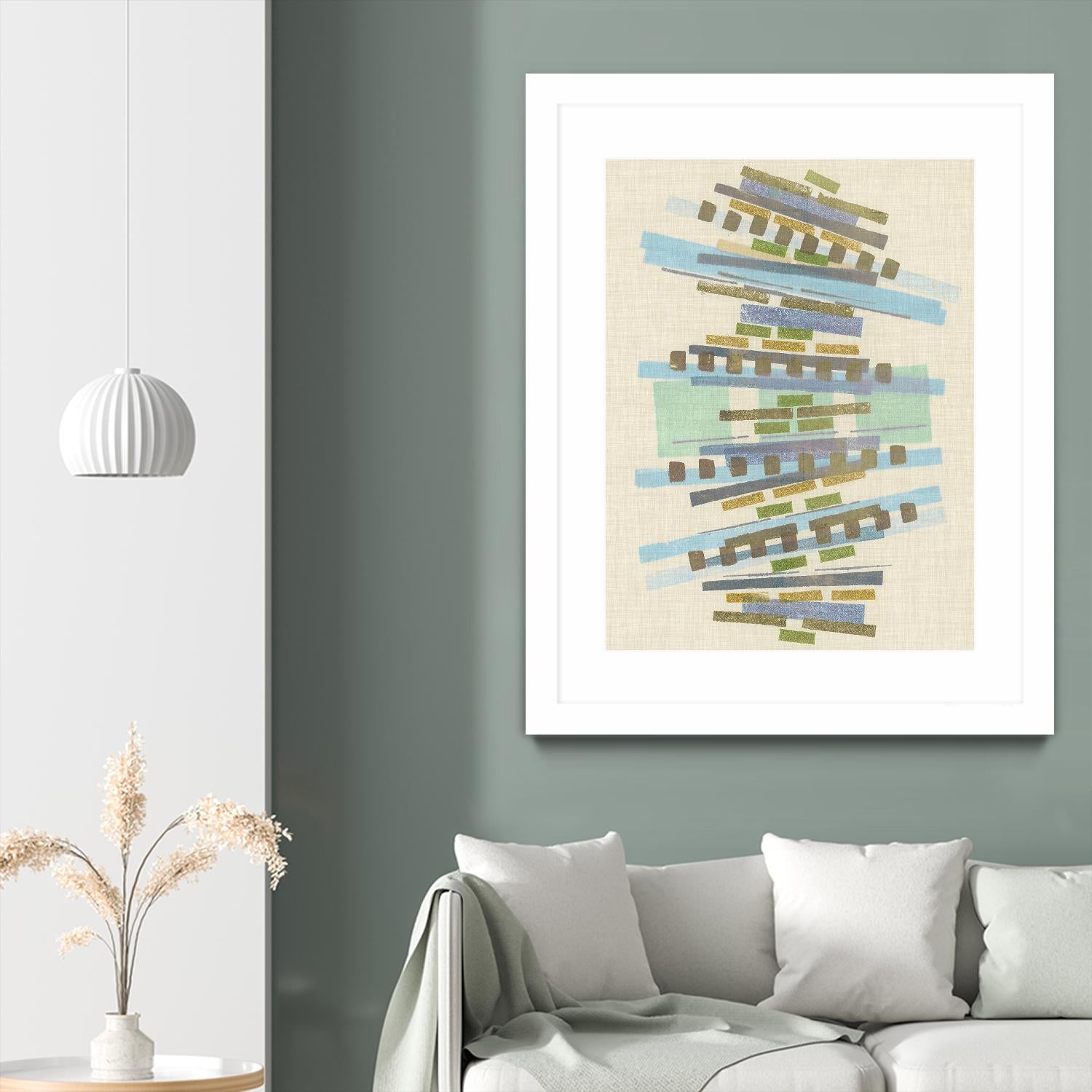 Balancing IV by Nikki Galapon on GIANT ART - blue abstract
