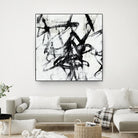 Monotype Scribble I by Jennifer Goldberger on GIANT ART - black abstract