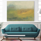 Hillside I by Sharon Gordon on GIANT ART - green sea scene