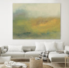 Hillside I by Sharon Gordon on GIANT ART - green sea scene