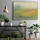 Hillside I by Sharon Gordon on GIANT ART - green sea scene