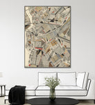 Modern Map of Brooklyn by Nikki Galapon on GIANT ART - maps & flags