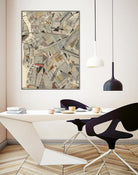 Modern Map of Brooklyn by Nikki Galapon on GIANT ART - maps & flags