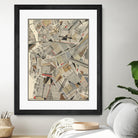 Modern Map of Brooklyn by Nikki Galapon on GIANT ART - maps & flags