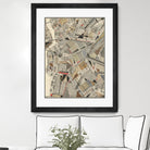 Modern Map of Brooklyn by Nikki Galapon on GIANT ART - maps & flags