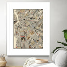 Modern Map of Brooklyn by Nikki Galapon on GIANT ART - maps & flags