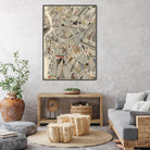 Modern Map of Brooklyn by Nikki Galapon on GIANT ART - maps & flags