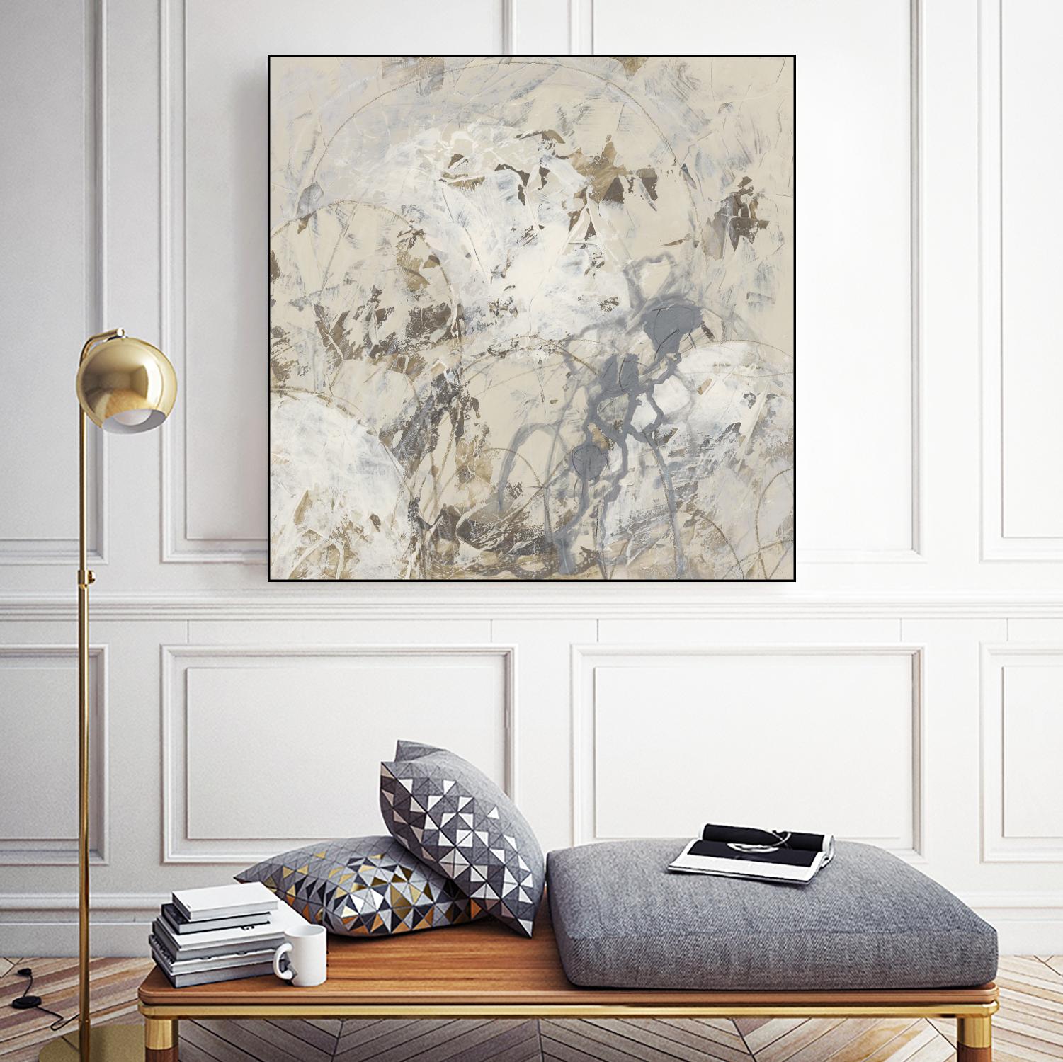 Impasto Gesture I by June Erica Vess on GIANT ART - brown abstract