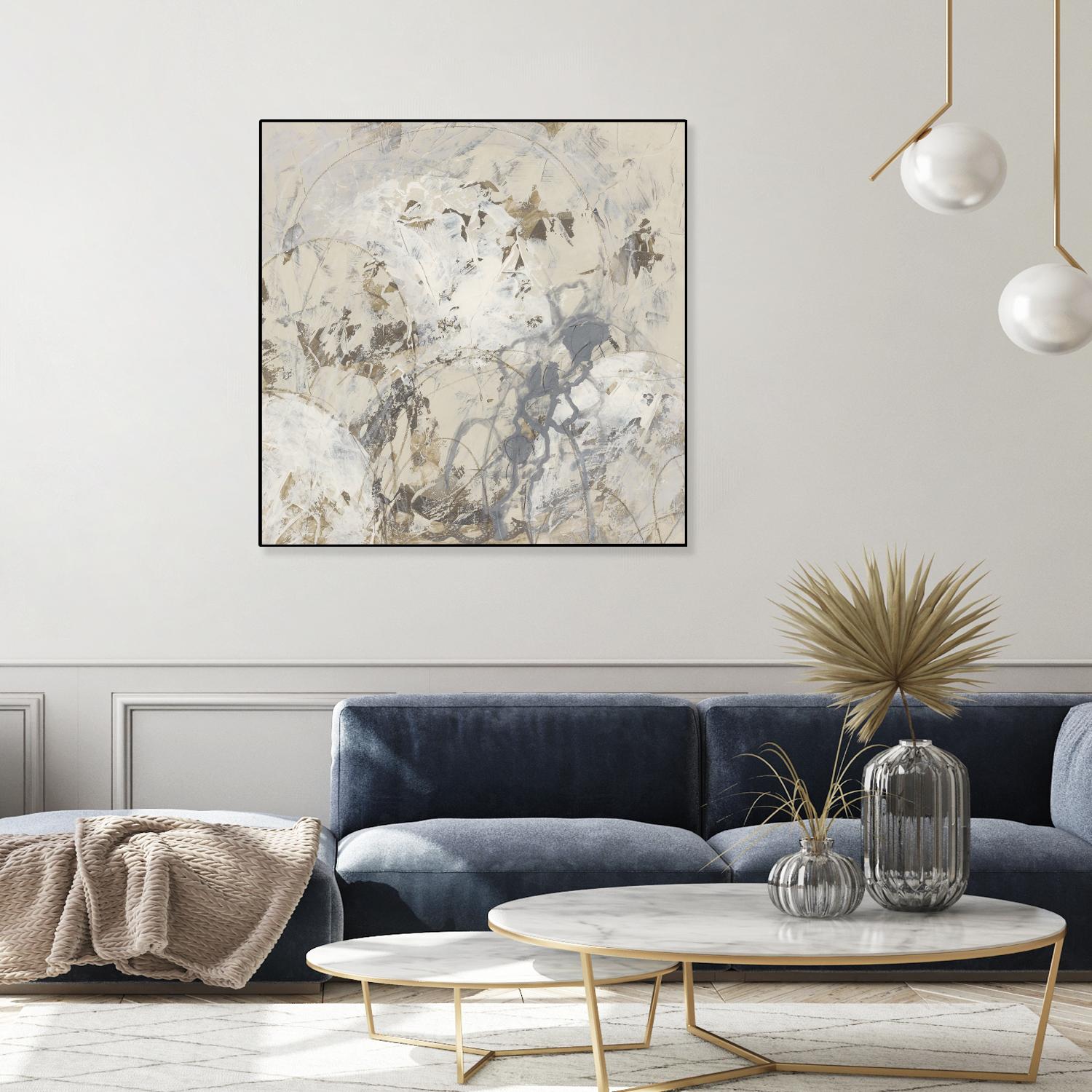 Impasto Gesture I by June Erica Vess on GIANT ART - brown abstract