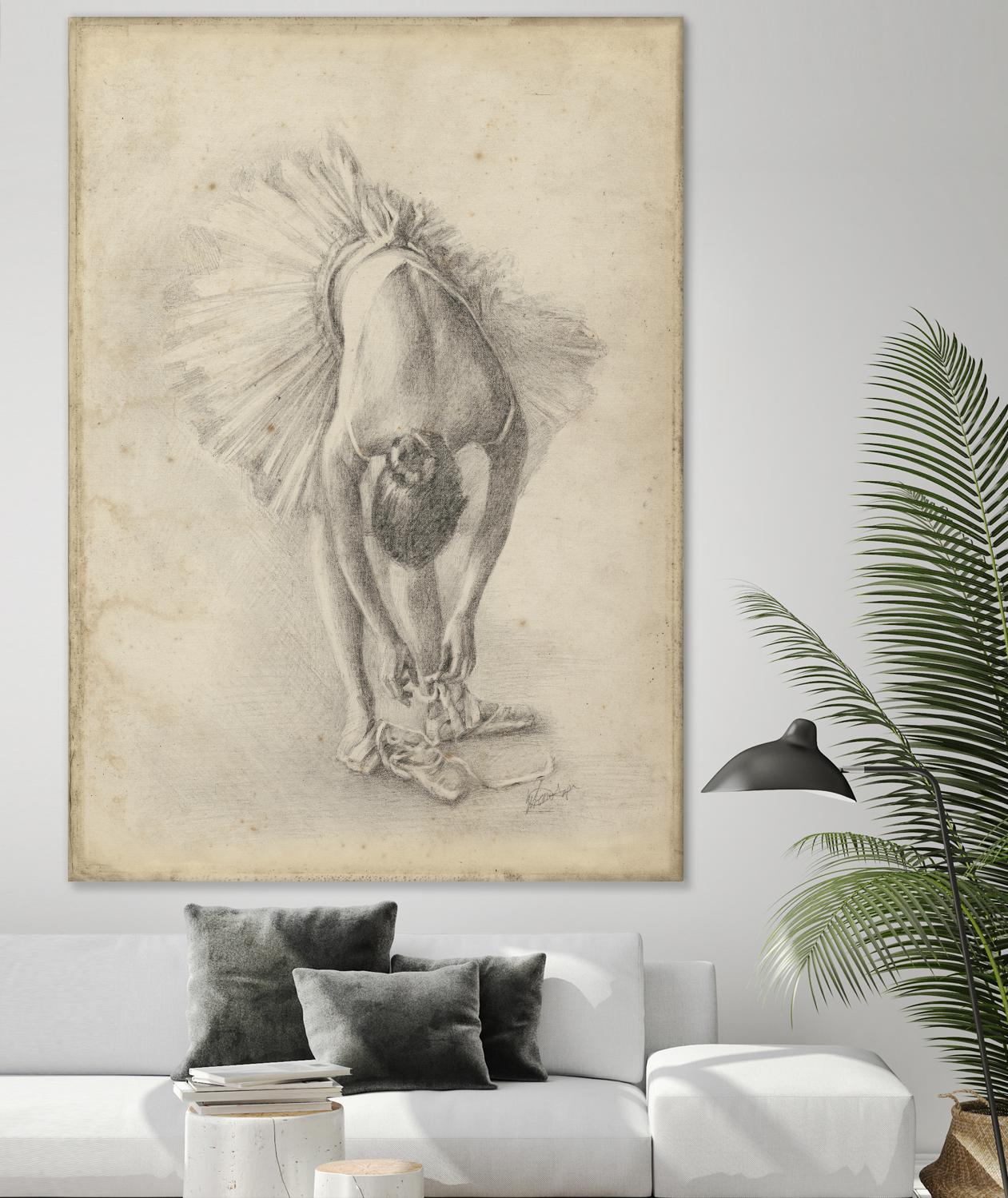 Antique Ballerina Study I by Ethan Harper on GIANT ART - fashion