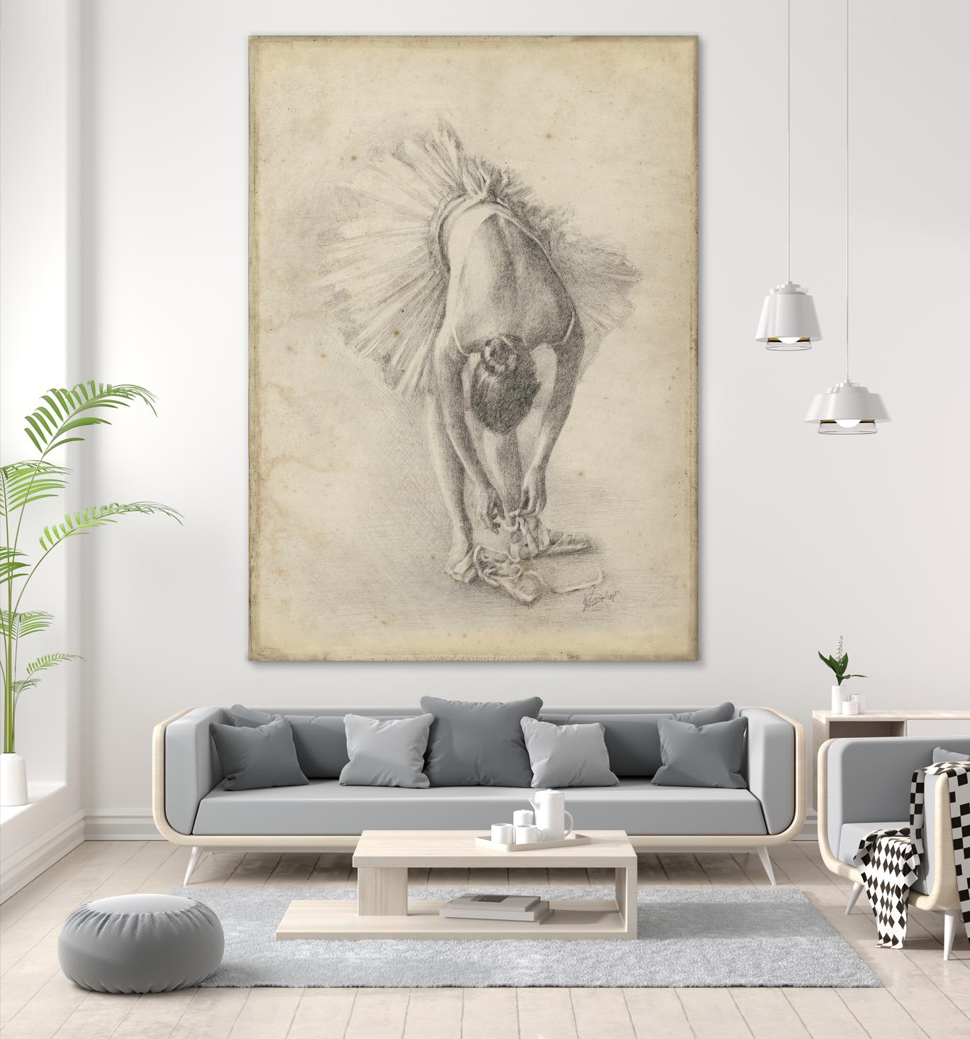 Antique Ballerina Study I by Ethan Harper on GIANT ART - fashion