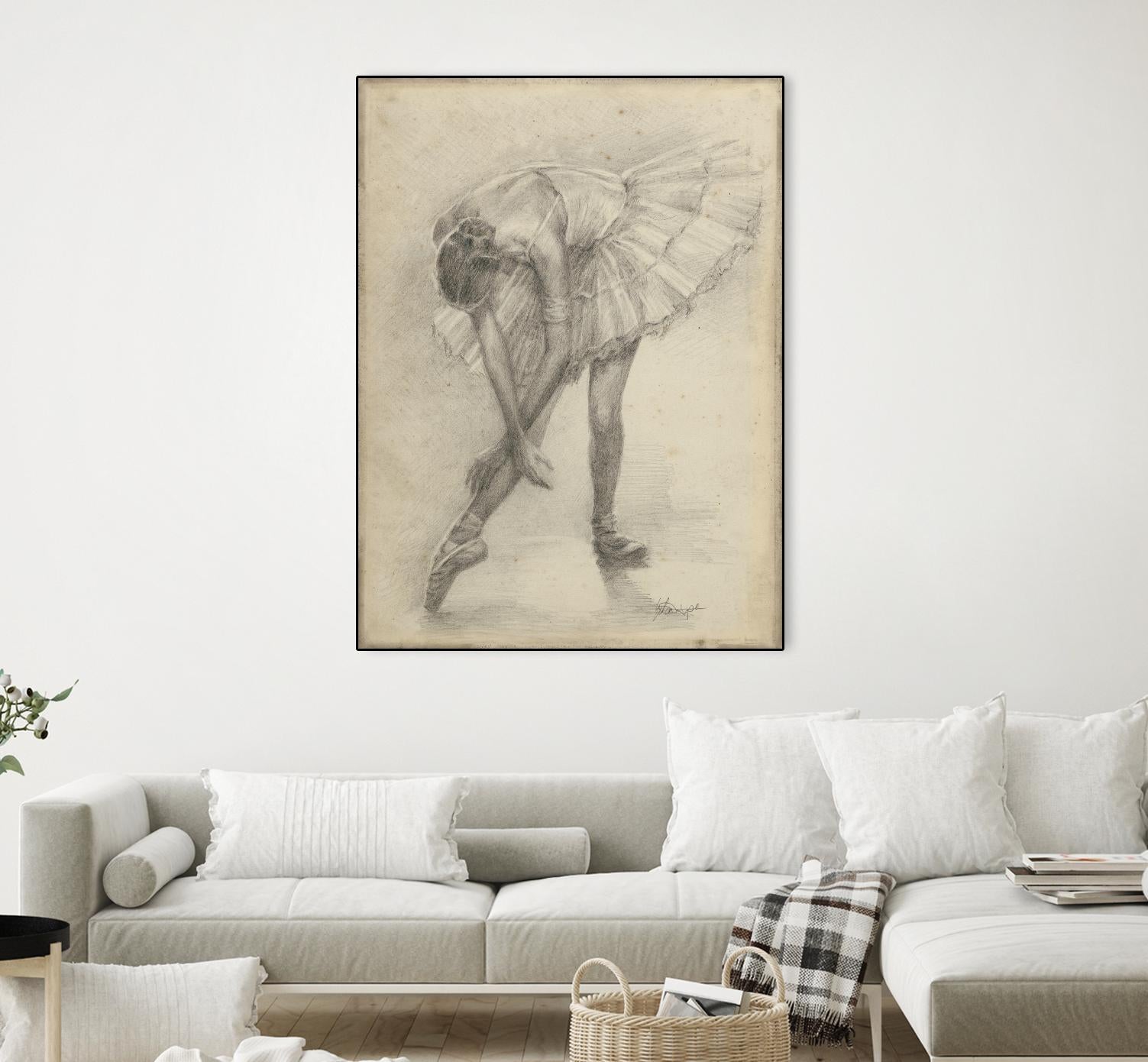 Antique Ballerina Study II by Ethan Harper on GIANT ART - fashion
