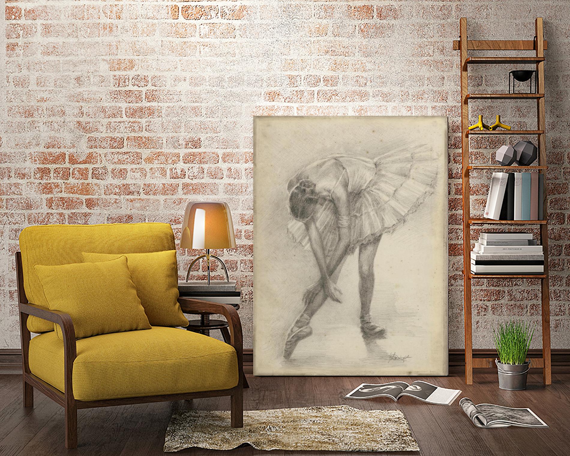 Antique Ballerina Study II by Ethan Harper on GIANT ART - fashion