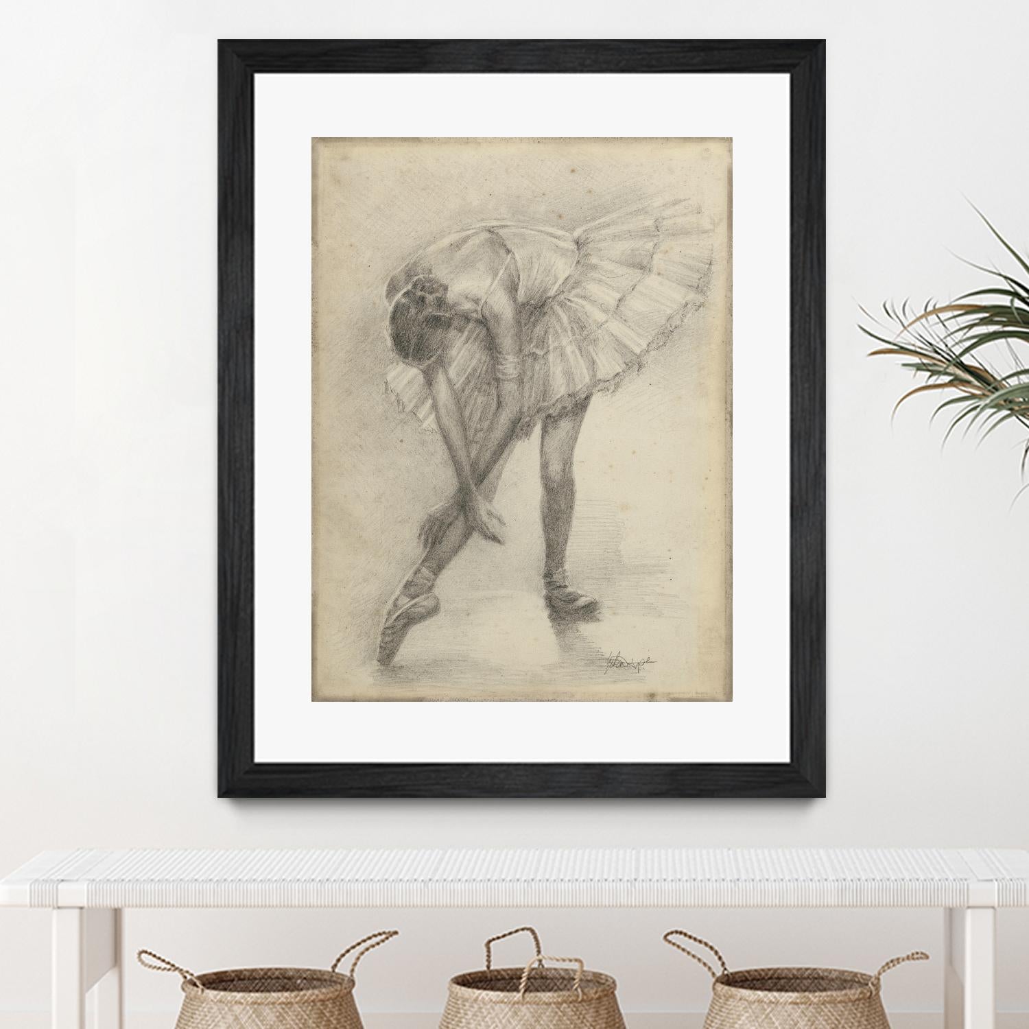 Antique Ballerina Study II by Ethan Harper on GIANT ART - fashion