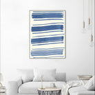 Macrame Blue III by Vanna Lam on GIANT ART - blue abstract