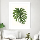 Tropical Breeze Leaves I by Naomi McCavitt on GIANT ART - green coastal & tropical greenery
