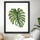 Tropical Breeze Leaves I by Naomi McCavitt on GIANT ART - green coastal & tropical greenery