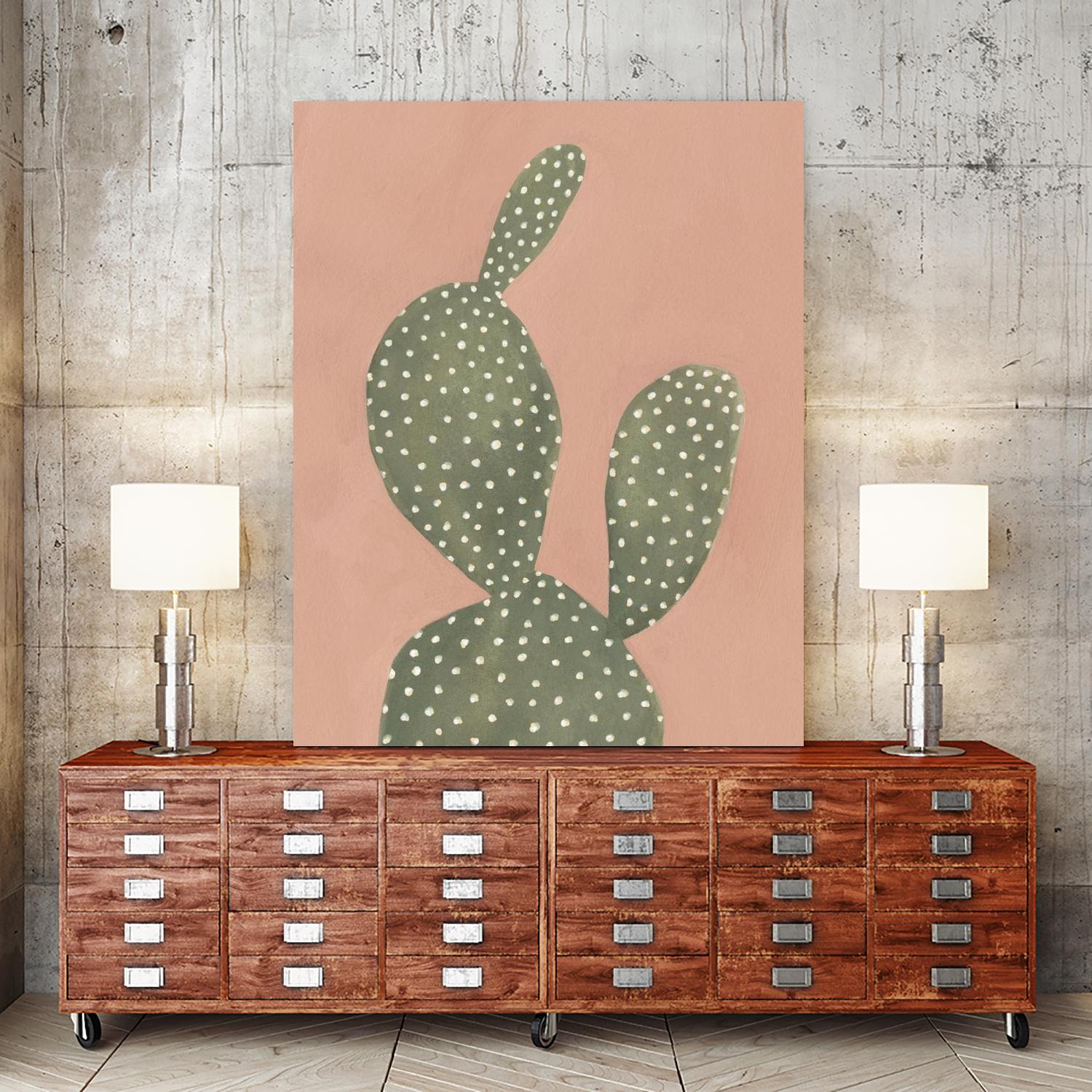 Coral Cacti I by Emma Scarvey on GIANT ART - coastal & tropical
