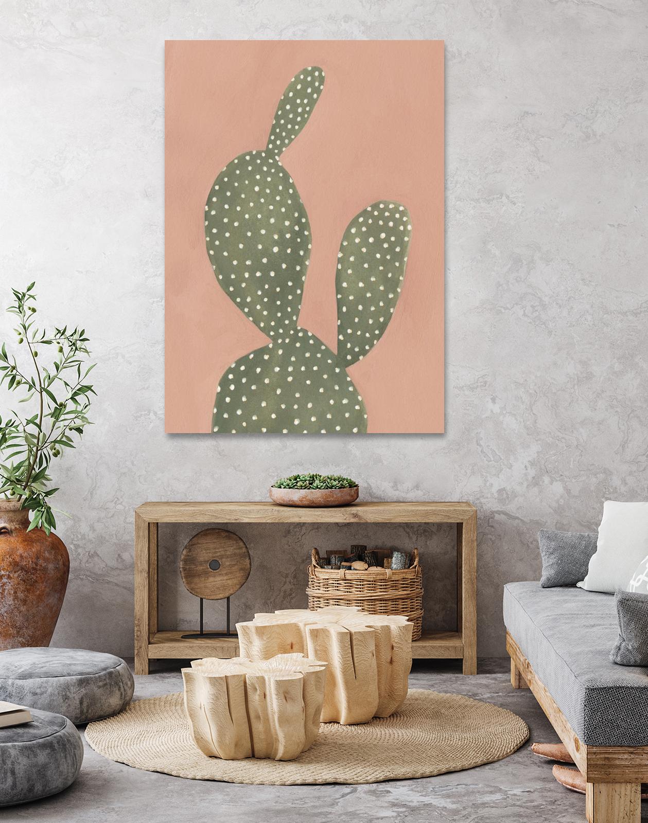 Coral Cacti I by Emma Scarvey on GIANT ART - coastal & tropical