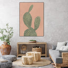 Coral Cacti I by Emma Scarvey on GIANT ART - coastal & tropical