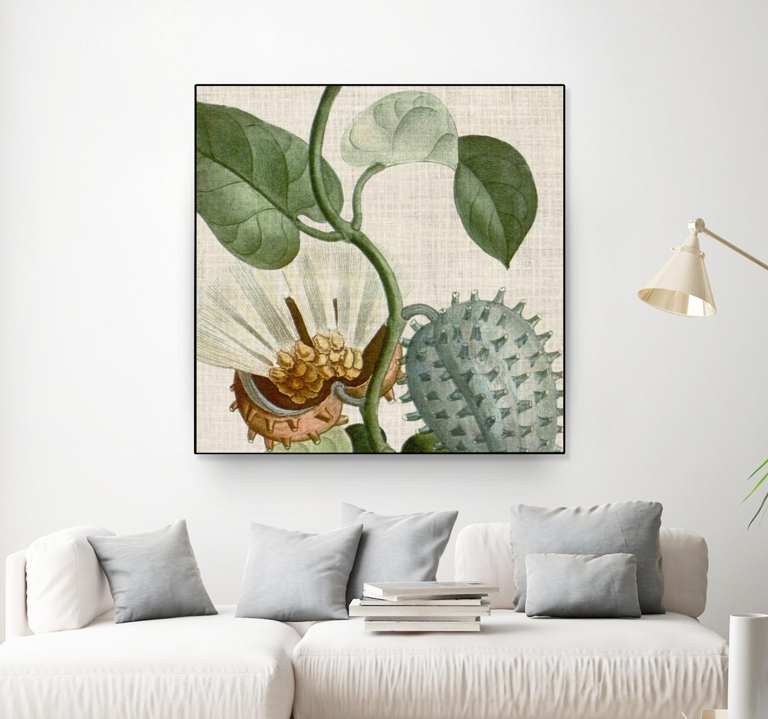 Cropped Turpin Tropicals II by Vision Studio on GIANT ART - green botanical & floral plant
