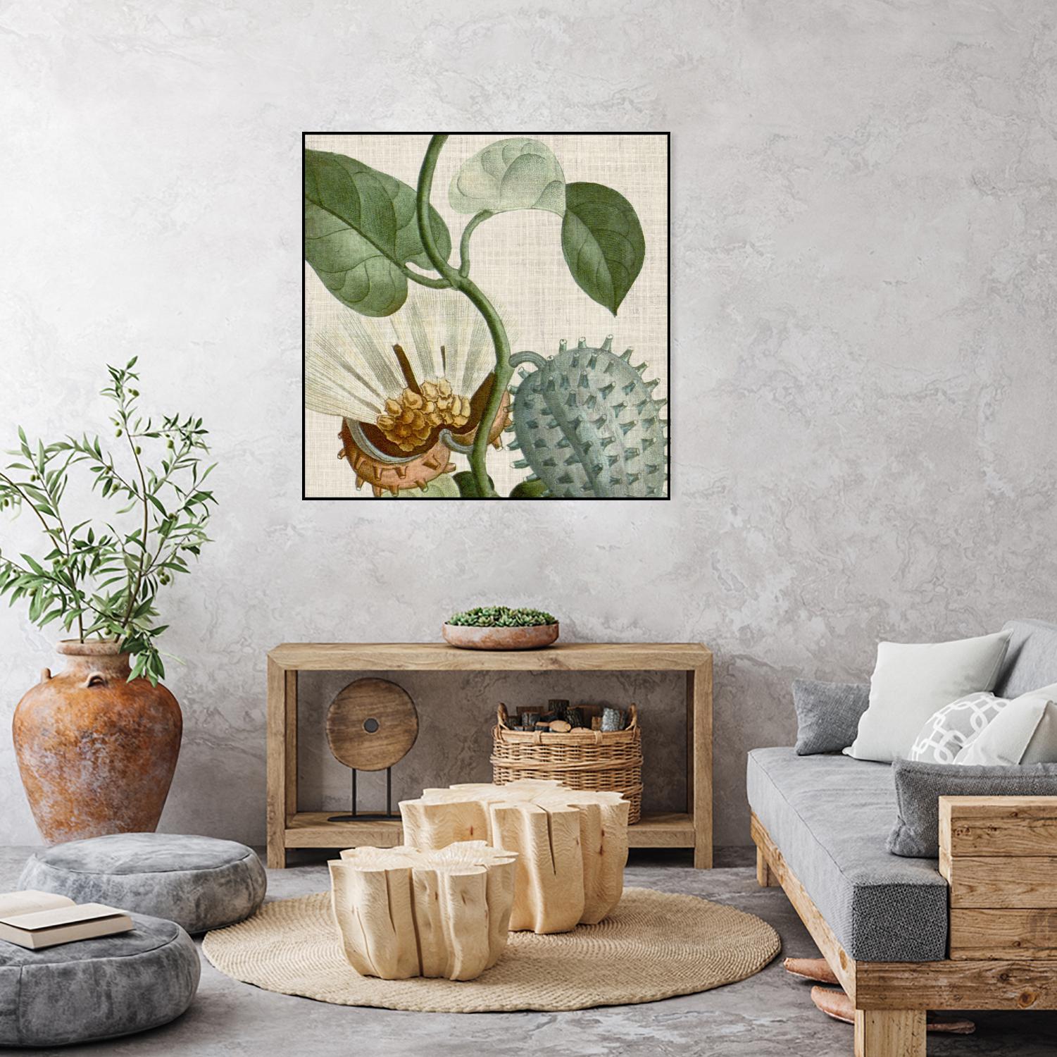 Cropped Turpin Tropicals II by Vision Studio on GIANT ART - green botanical & floral plant