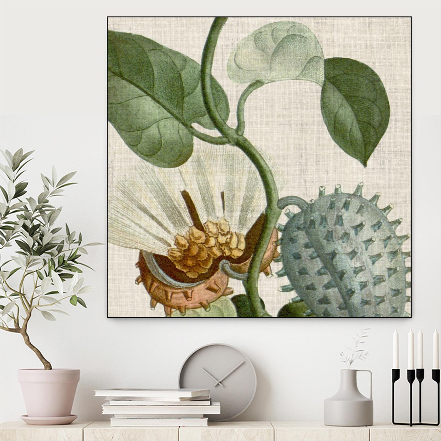 Cropped Turpin Tropicals II by Vision Studio on GIANT ART - green botanical & floral plant