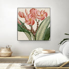 Cropped Turpin Tropicals VII by Vision Studio on GIANT ART - pink botanical & floral nature