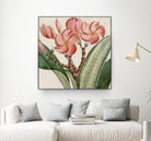 Cropped Turpin Tropicals VII by Vision Studio on GIANT ART - pink botanical & floral nature