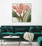 Cropped Turpin Tropicals VII by Vision Studio on GIANT ART - pink botanical & floral nature