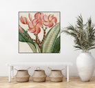 Cropped Turpin Tropicals VII by Vision Studio on GIANT ART - pink botanical & floral nature