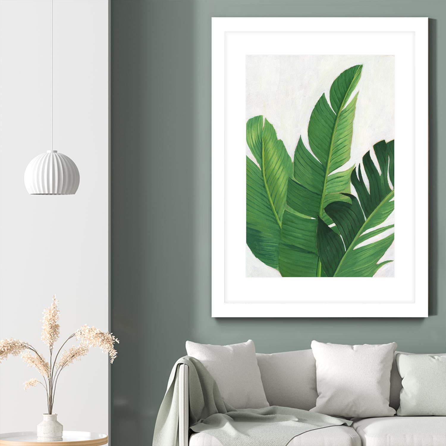 Pura Vida II by Grace Popp on GIANT ART - green coastal & tropical nature
