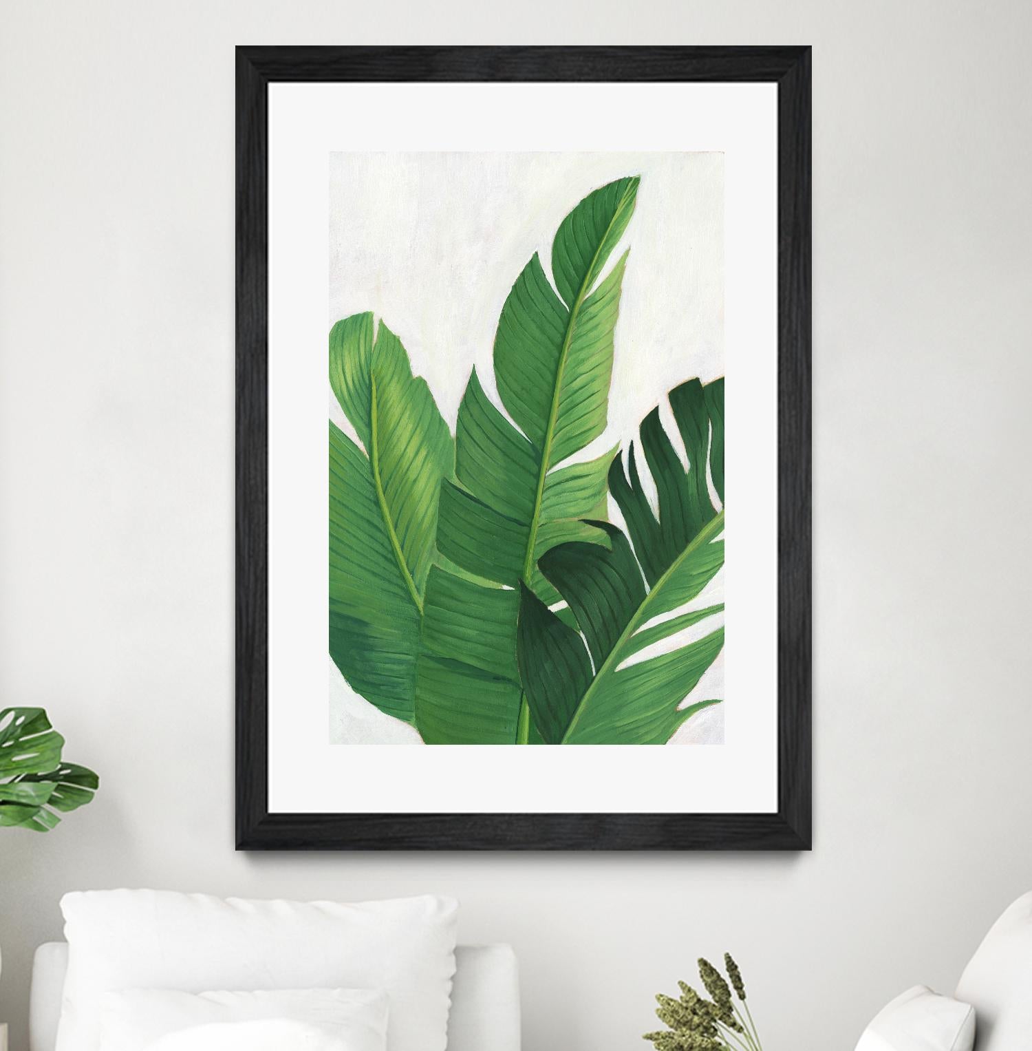 Pura Vida II by Grace Popp on GIANT ART - green coastal & tropical nature