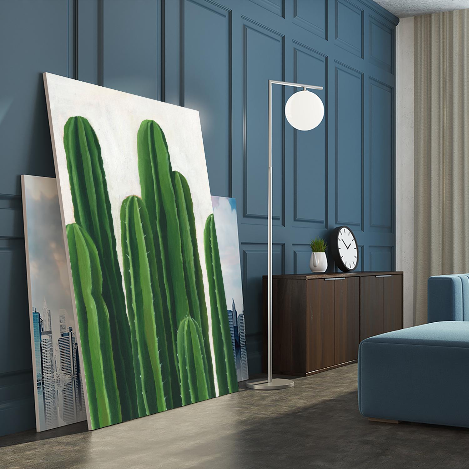 Pura Vida III by Grace Popp on GIANT ART - beige coastal & tropical plant