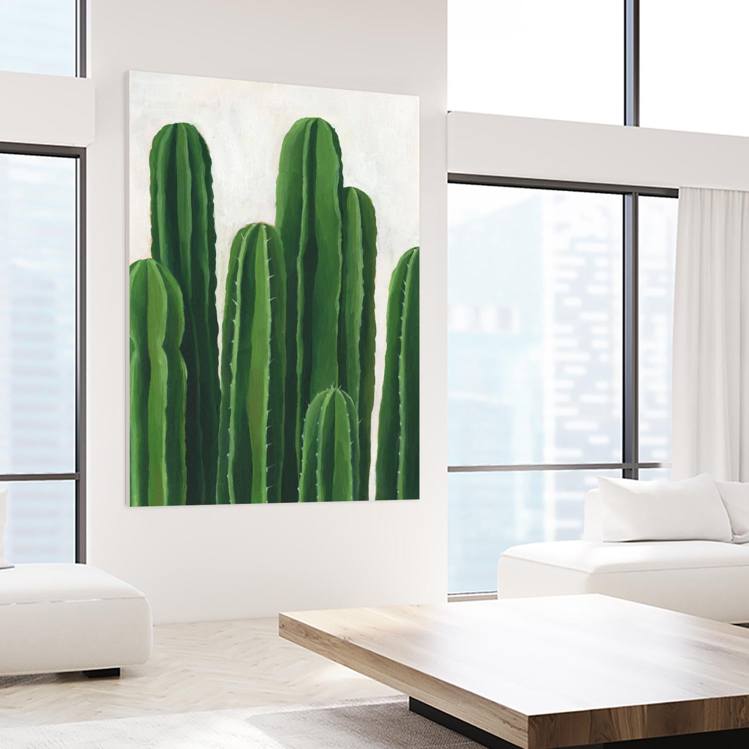 Pura Vida III by Grace Popp on GIANT ART - beige coastal & tropical plant