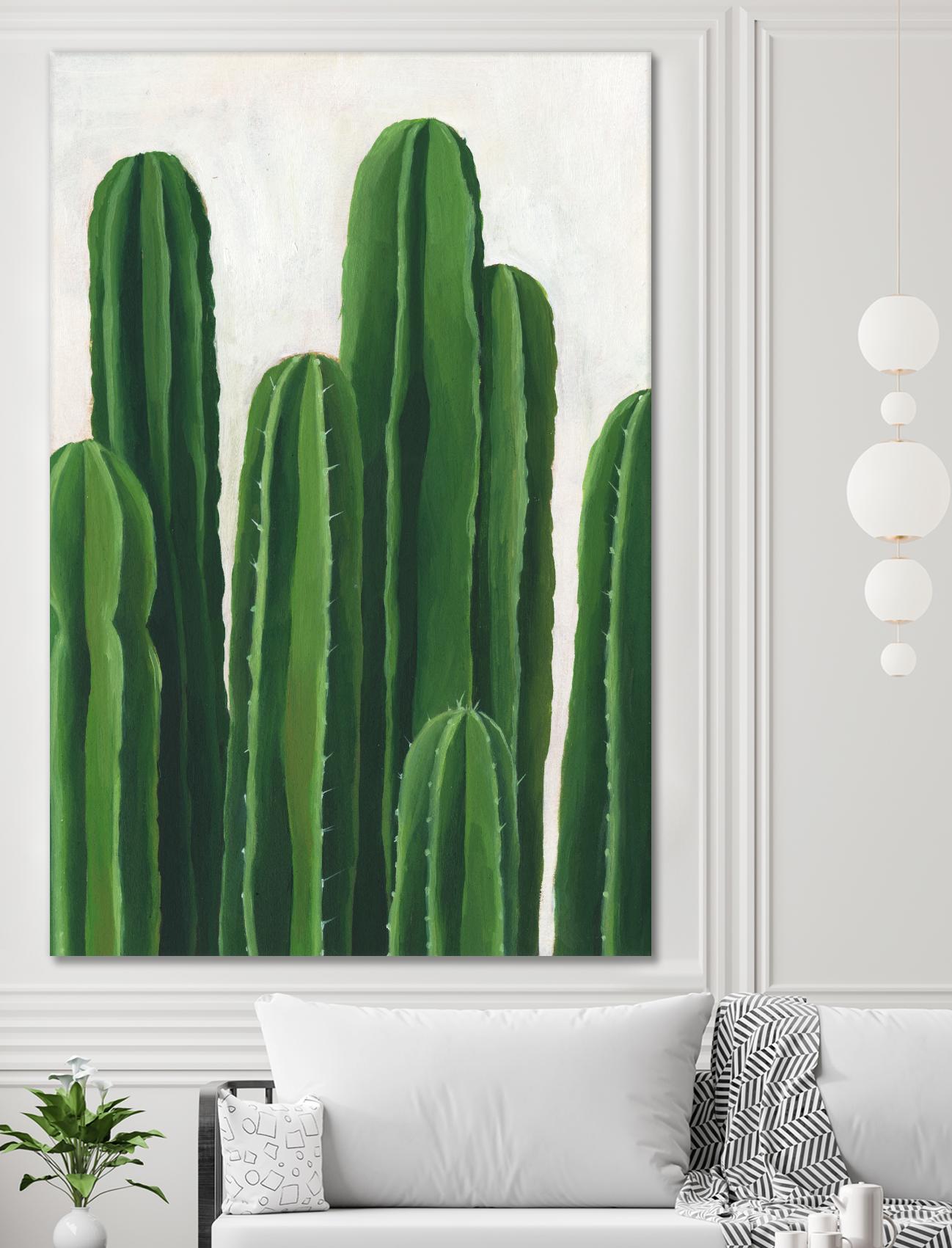 Pura Vida III by Grace Popp on GIANT ART - beige coastal & tropical plant