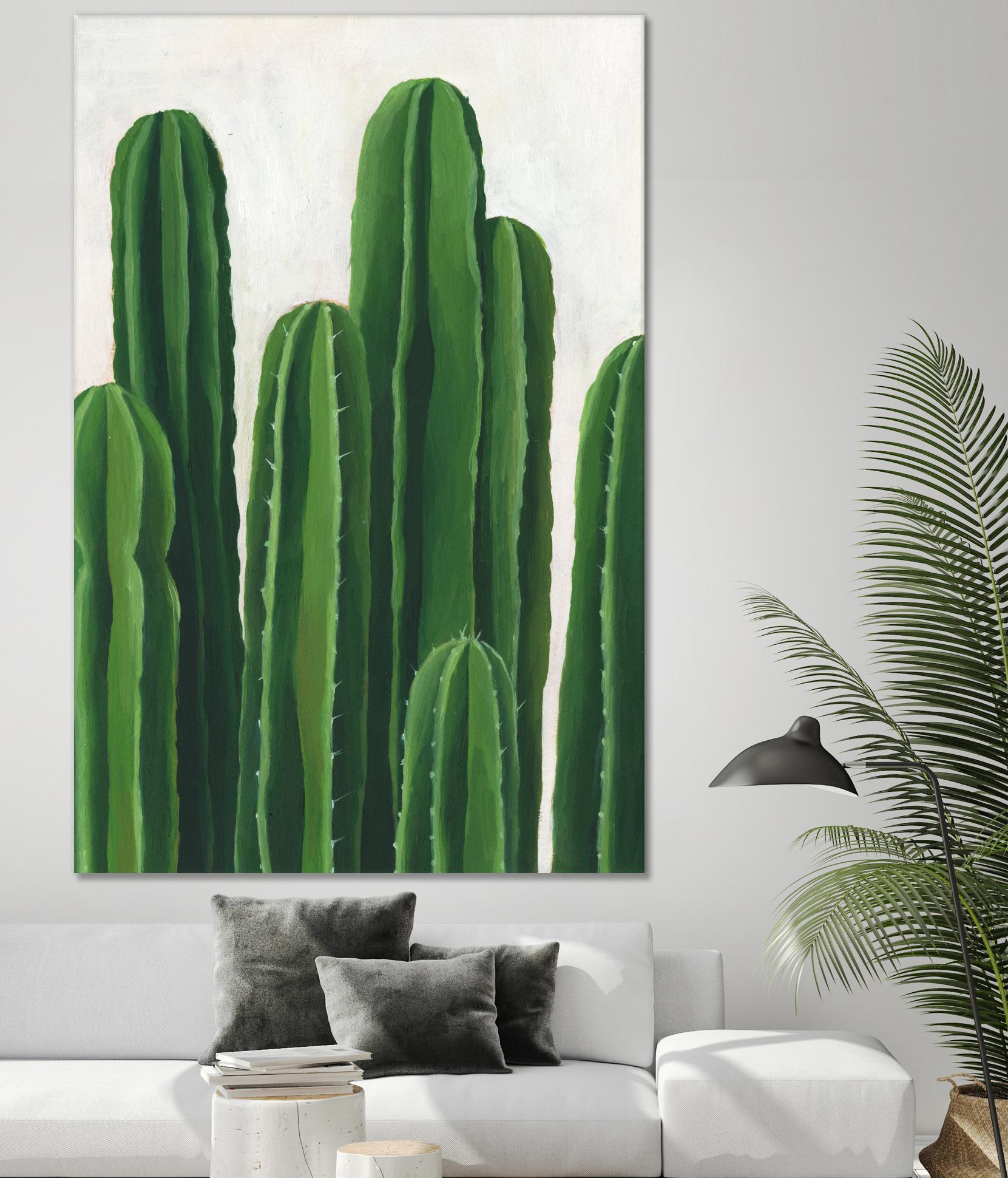 Pura Vida III by Grace Popp on GIANT ART - beige coastal & tropical plant