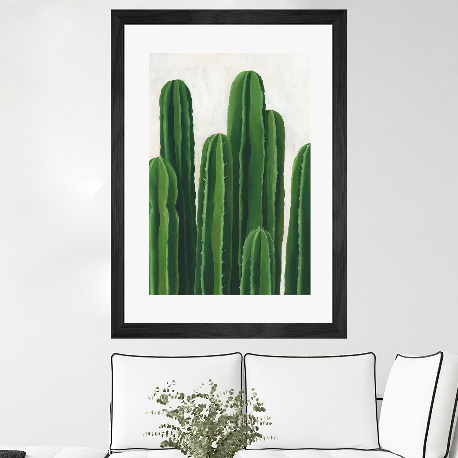 Pura Vida III by Grace Popp on GIANT ART - beige coastal & tropical plant