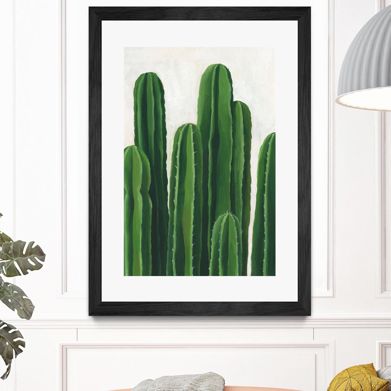 Pura Vida III by Grace Popp on GIANT ART - beige coastal & tropical plant