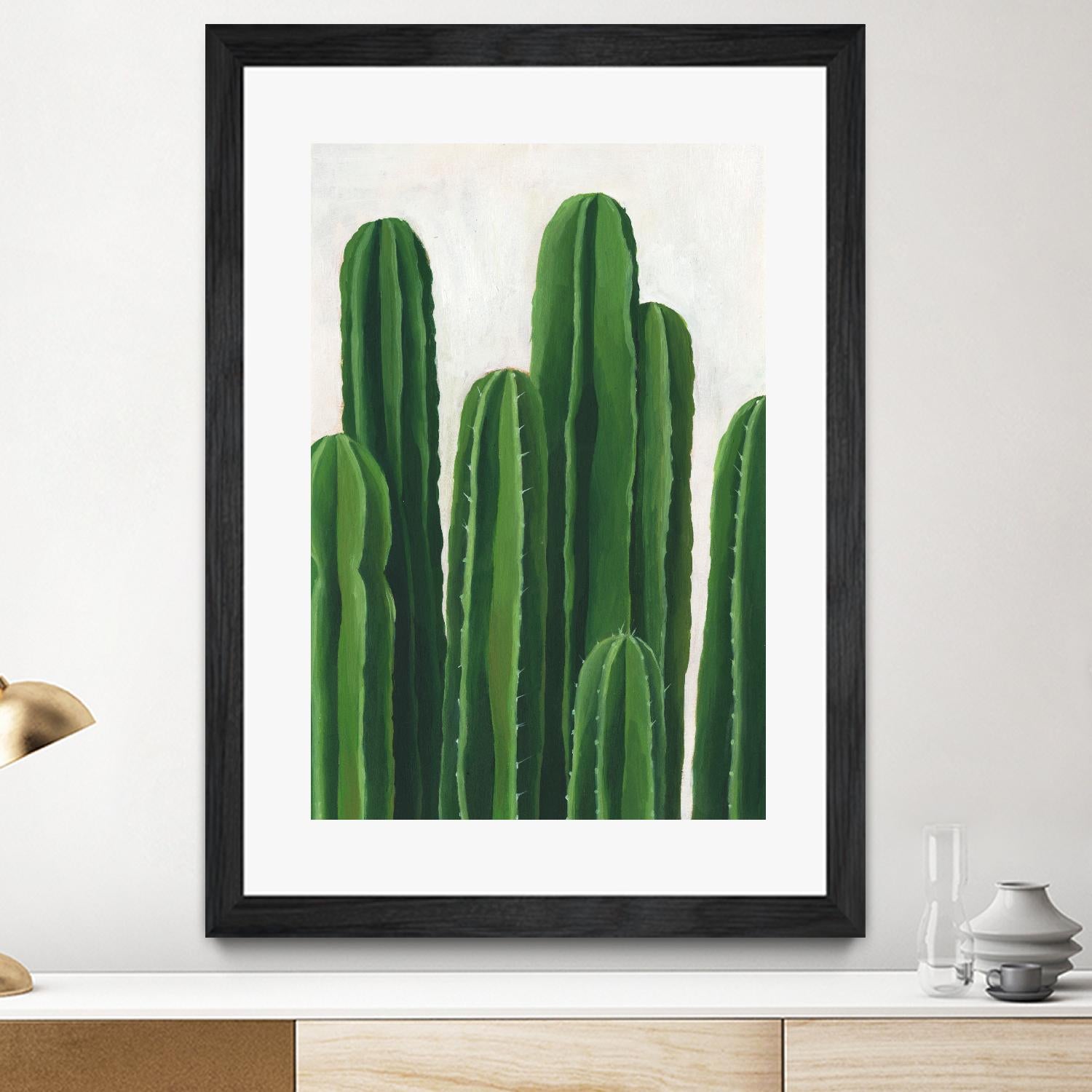 Pura Vida III by Grace Popp on GIANT ART - beige coastal & tropical plant