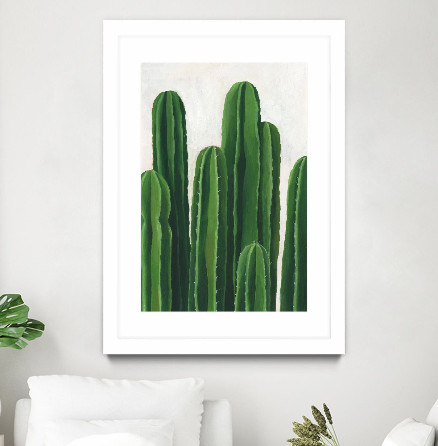 Pura Vida III by Grace Popp on GIANT ART - beige coastal & tropical plant