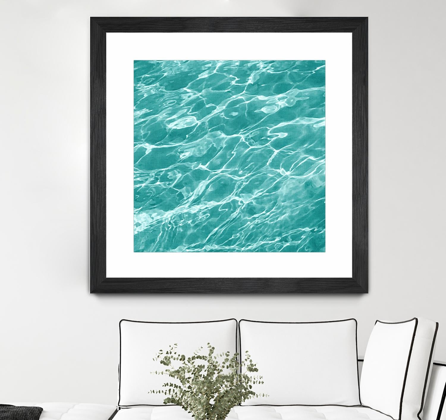 Ripple I by Chariklia Zarris on GIANT ART - blue coastal & tropical water