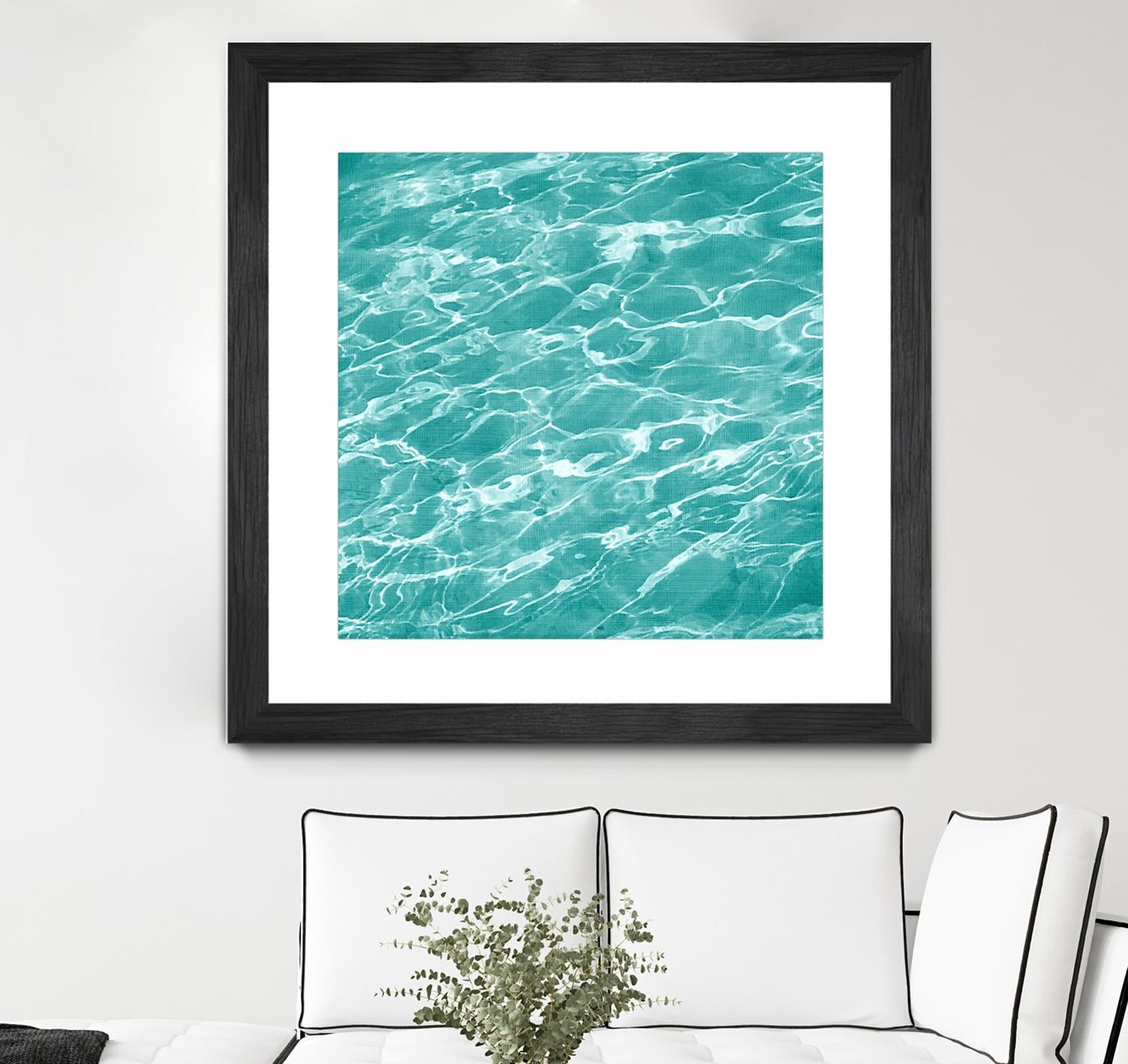 Ripple II by Chariklia Zarris on GIANT ART - aqua coastal & tropical water