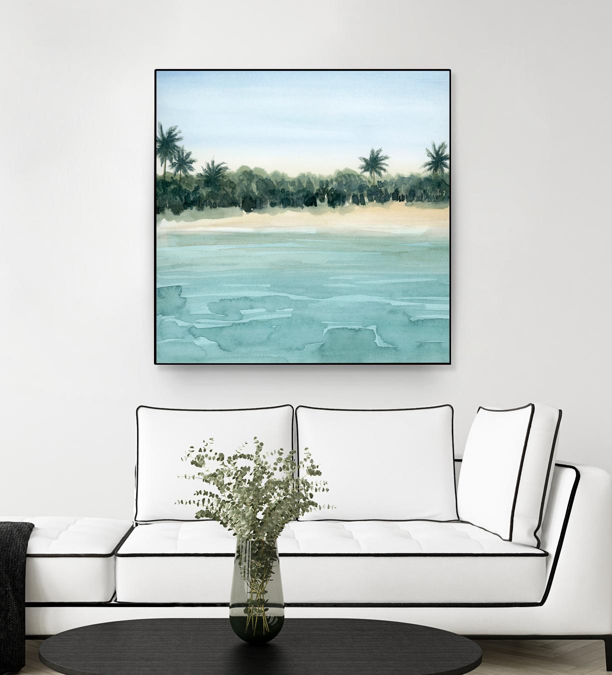 Paradis I by Grace Popp on GIANT ART - green landscapes & seascapes summer