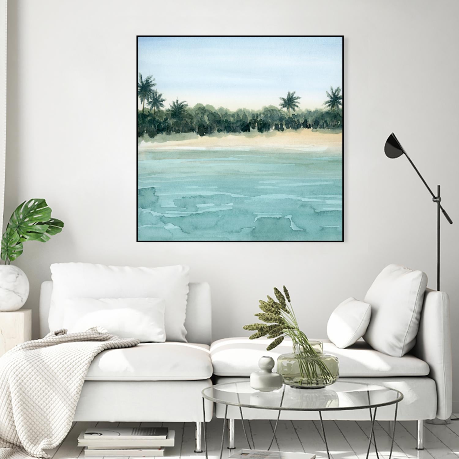 Paradis I by Grace Popp on GIANT ART - green landscapes & seascapes summer