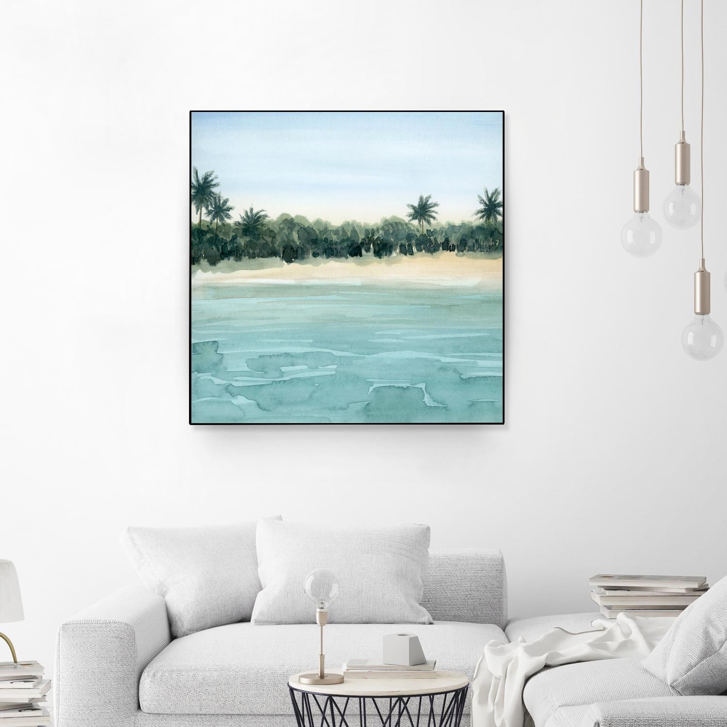 Paradis I by Grace Popp on GIANT ART - green landscapes & seascapes summer